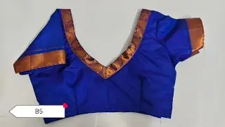 making of back neck patch work💙 #blousecutting #backneckdesign #blousetutorial #blouseneckdesign