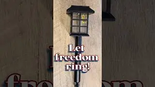 Easy Red, White and Blue Solar Light DIY ❤️ 💙 🇺🇸 #diy #patriotic #shorts
