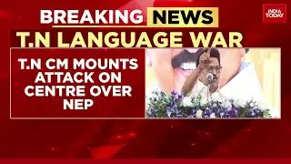 Tamil Nadu CM Stalin Rejects NEP MOU, Accuses Centre of Favouring Sanskrit | India Today