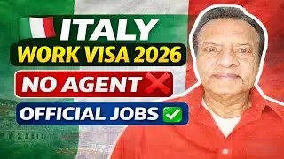Italy Work Visa 2026 🇮🇹 | Official Job Websites | Skilled & Non-Skilled Jobs | No Agent