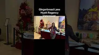 #gingerbreadlane #christmas #fypシ #gingerbread #hyattregency #vancouver #canada