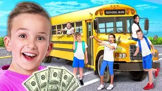 TANTANGAN Tinggal di BUS SEKOLAH SELAMA 24 JAM!!