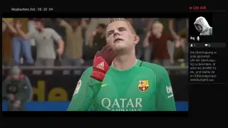 PS4-Live-&Uuml;bertragung FIFA 17 BVB Karriere Champions League Achtelfinale Hinspiel BVB vs Barca