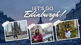 Edinburgh Travel Vlog | Christmas Markets, Castle Views & Harry Potter Spots✨