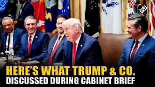 Opening Venezuela airspace, Iran tension: Trump and his administration hold a crucial cabinet meet