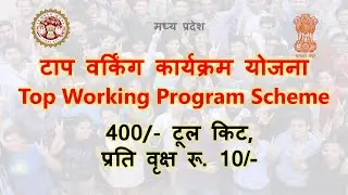 टाप वर्किंग कार्यक्रम योजना | 400/- टूल किट, प्रति वृक्ष रू. 10/- | Top Working Program Scheme