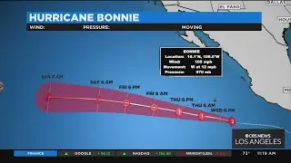 Category 2 Hurricane Bonnie makes rare jump to Pacific Ocean