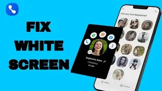 How To Fix And Solve White Screen On Eyecon App | Final Solution