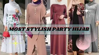 Ultra Impressive Evening Party Hijab Dress |stylish hijab| Muslim party wear dress