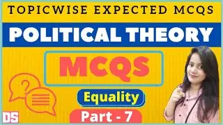 Expected MCQs on Equality in Political Theory for UGC NET Political Science