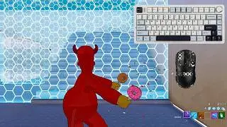*NEW* EVIL HOMER SIMPSON Skin I Fortnite 2v2 Piece Control😍 AULA F75 ASMR💤