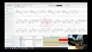 Mercyful Fate - Kiss The Demon / played on Fedora 43 with TuxGuitar and Guitarix