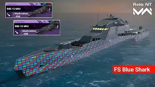 FS Blue Shark After Buff Review And First Gameplay | Modern Warships 