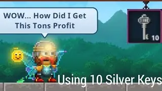Using 10 Silver Keys How Many Profit Can I get?? - Pixel World