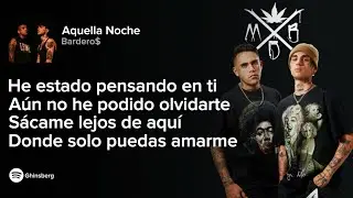 Aquella Noche - Bardero$ LETRA