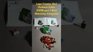 Lego Creator 3in1 Outback Cabin 31098 part 1 Bird Watching Viewpoint #jdpbuilds #lego #creator3in1