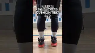 REEBOK ZIG BUCKETS CUSHION TEST 8/10 #hoopshoes #basketball #sneakers #shortsviral #reebokbasketball
