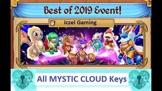 All Mystic Cloud Keys for Merge Dragons Best of 2019 Event