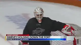 Komets goalie Samuel Harvey looking to stay hot as playoffs loom
