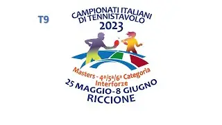 Campionati Italiani di Categoria 2023 - Riccione - Singolo Maschile e Femminile 5^ - T9 - F