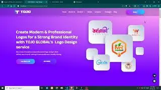 Logo design page coding in react js
