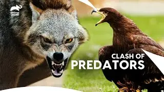 The Golden Eagle Vs Jackal Face Off: Battle for Survival | Wild Fighters | Animal Planet
