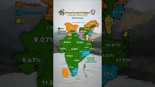 India&rsquo;s 2nd Largest Religions by State & UT