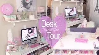 Desk Tour/ Que Tengo en mi Escritorio/ decor ideas 2018