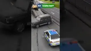 The last BMW's escaping cops trick is insane☠☠ #cops #dubaipolice #bmw
