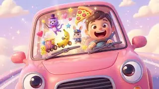 Wish-Wash Windshield 🚗✨ |  Magic Car Song for Kids #cartoonmusic #childrenssong 
