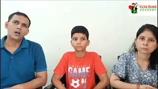 Testimonial video of Veohm Patel got selected in RMS Belgaum and also scored 272/300 in AISSEE-2025.