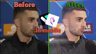 Upscale football clips in mobile || Using Vmake and Efiko|| #tutorials #edits #football #vmake