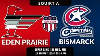 Eden Prairie Eagles Squirt A vs Bismarck Capitals Squirt A | SEMI-FINAL FULL GAME 