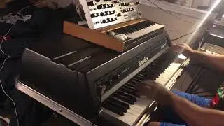 Rhodes MarkV and Behringer Poly D