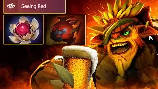 First Item Aghanim BristleBack Raid Boss Builds🔥28Kills Heart + Lotus Orb Rampage Dota 2