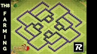 Clash of Clans - [TH9] Coreless Farming Base (2 Air Sweepers)