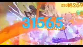 Barbara Dps test clips Genshin Impact showcase| Evil-lynn