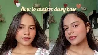 ' How to achieve dewy base ' ( winter season ) | Alina fatima | 