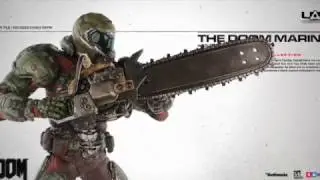 The Doom Marine Figure By ThreeA