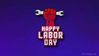 Happy Labor day 2020 greeting  animation background NoCoprightVideo