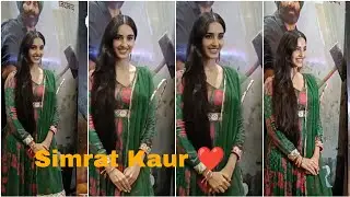 Gadar 2 Beauty Actress Simrat Kaur Spotted At Red Bulb Studio in Andheri #simratkaur #trending