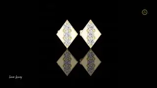 Diamond Geometric Cluster Stud Earrings#usa#ivevarluxury #Viral#Trending#FYP#Viral#Viralvideo#Ring