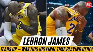 LeBron James Tears Up in Cleveland &mdash; Was This His Final Time Playing Here?