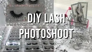 DIY AT HOME LASH PHOTOSHOOT | TRACKING MY INVENTORY | ORGANIZING MY PRODUCTS
