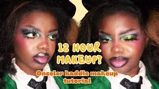 Long wear makeup tutorial - 12 hours no touch ups 💅🏾 | Onceler cosplay tutorial #makeuptutorial 