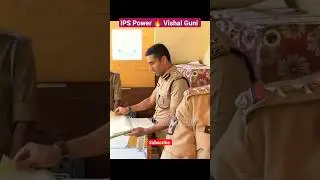 IPS Vishal Guni in Jail Inspection Tihar 🔥 Power of SP in police station #shorts #motivation #upsc