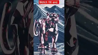 The origin6 of new species by AI creator #animal fusion #hybrids #shorts #youtubeshorts #hybrids #ai