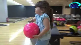 INCREDIBLE BABY GIRL BOWLER!