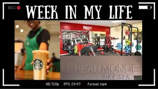 WEEK IN MY LIFE [STARBUCKS, I STARTED THE GYM, SPA DAY] ||Ash Media