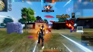 mobile 📱vs pc💻 unacceptable result //free fire max //new video //aaa zone #zeroxff